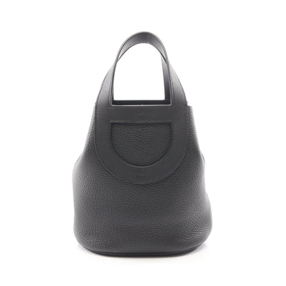 インザループ18 ハンドバッグ トリヨンクレマンス ブラック シルバー金具 U刻印 エルメス バッグ HERMES