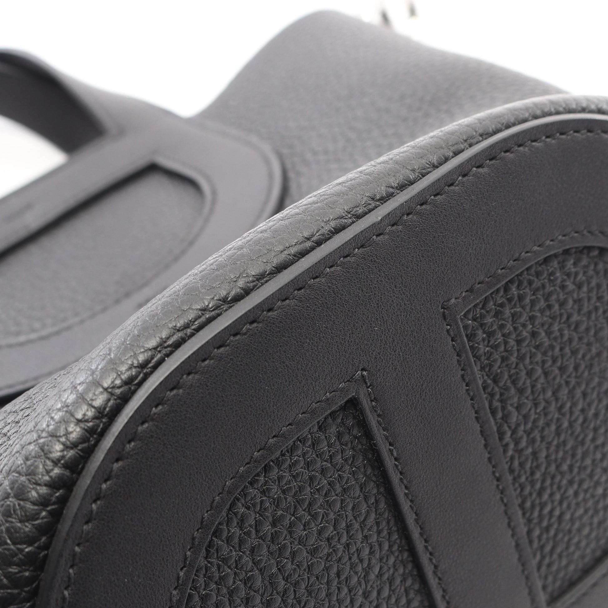 インザループ18 ハンドバッグ トリヨンクレマンス ブラック シルバー金具 U刻印 エルメス バッグ HERMES