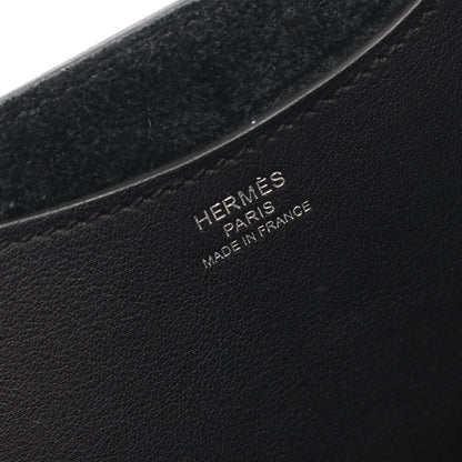 インザループ18 ハンドバッグ トリヨンクレマンス ブラック シルバー金具 U刻印 エルメス バッグ HERMES