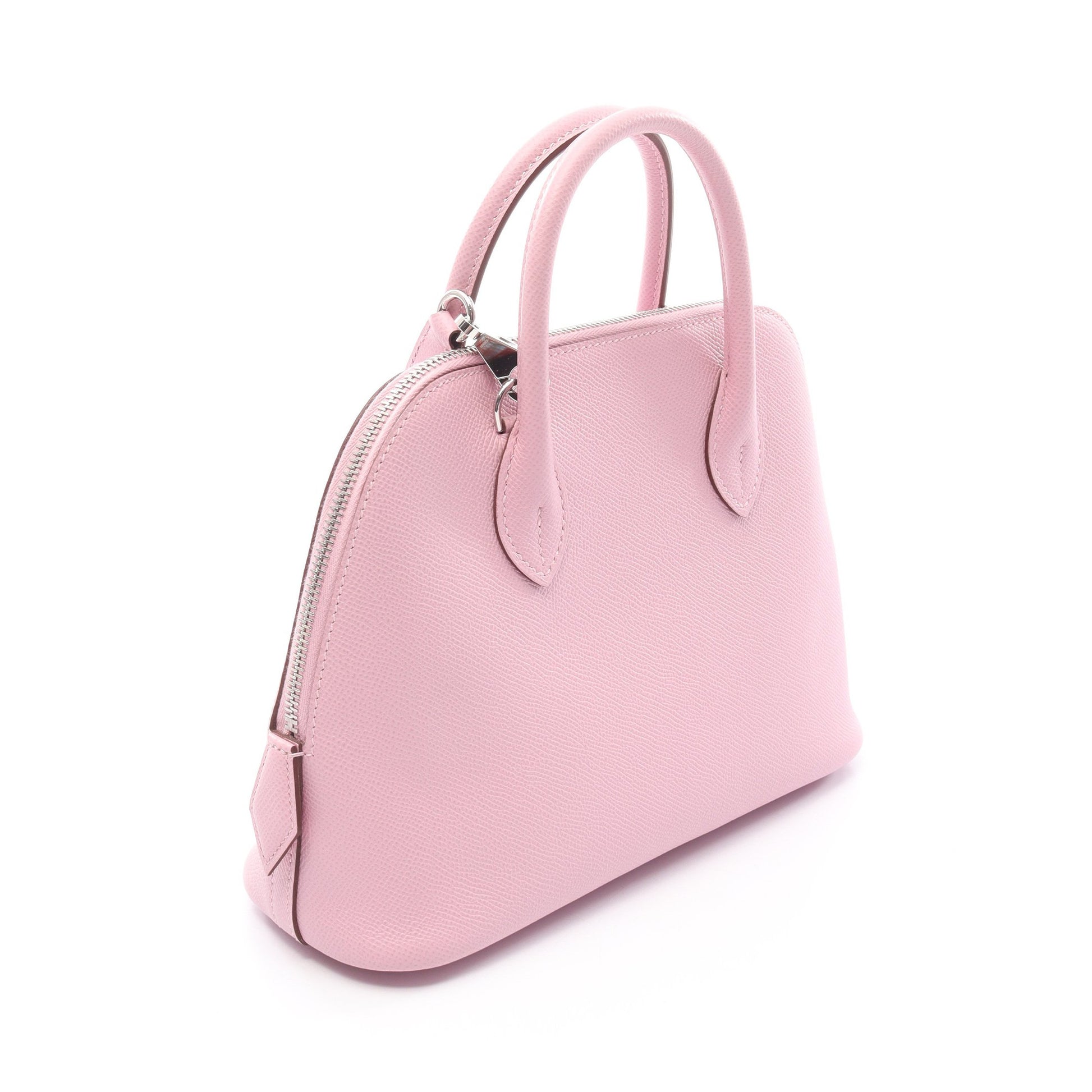 ボリード1923 25 ハンドバッグ ヴォーエプソン ピンク シルバー金具 2WAY U刻印 エルメス バッグ HERMES