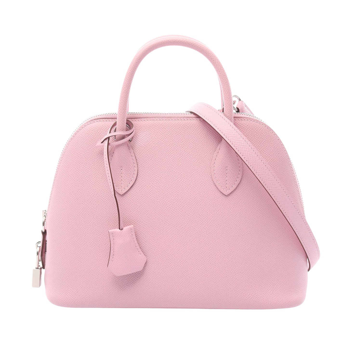ボリード1923 25 ハンドバッグ ヴォーエプソン ピンク シルバー金具 2WAY U刻印 エルメス バッグ HERMES