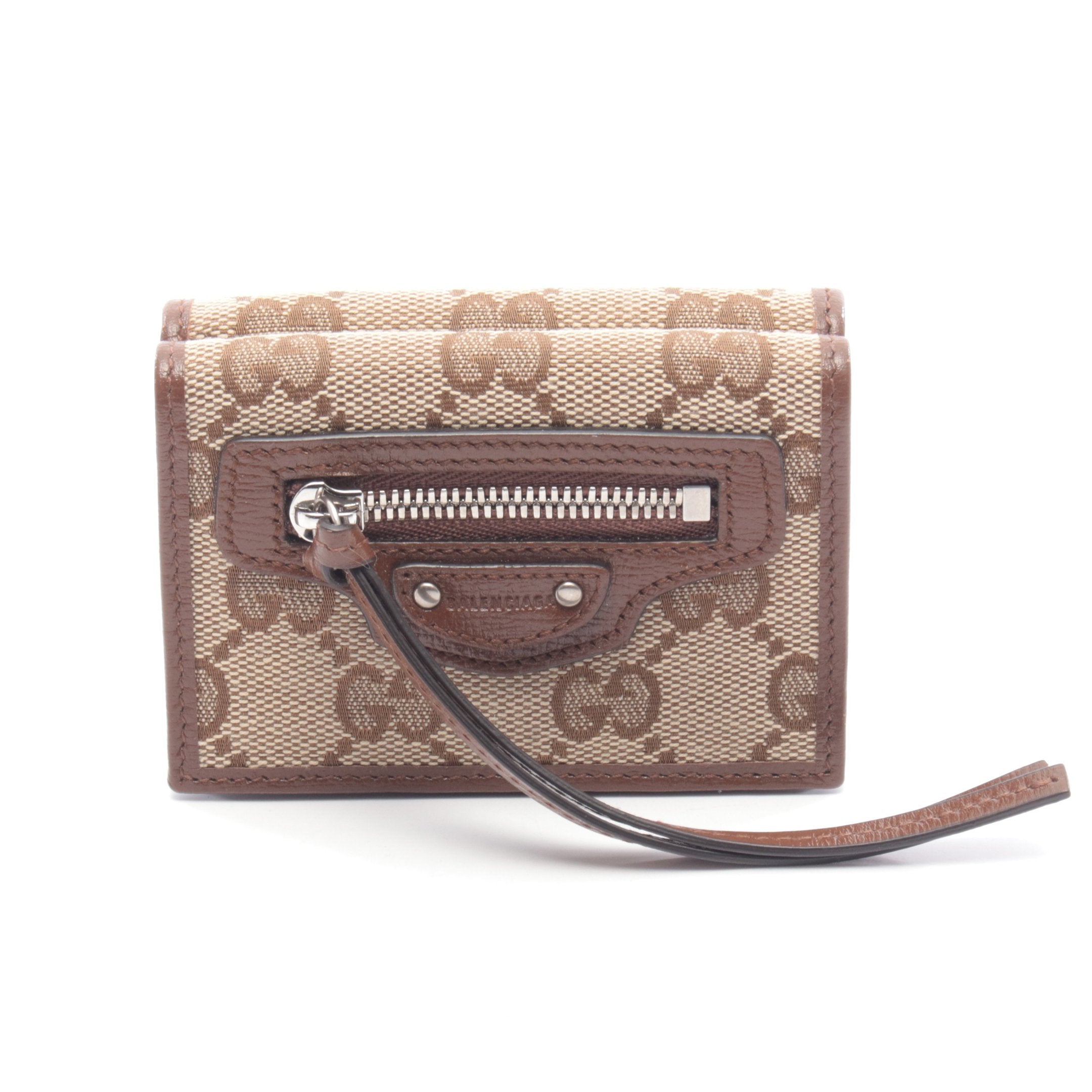GUCCI × BALENCIAGA ハッカープロジェクト 三つ折り財布 キャンバス