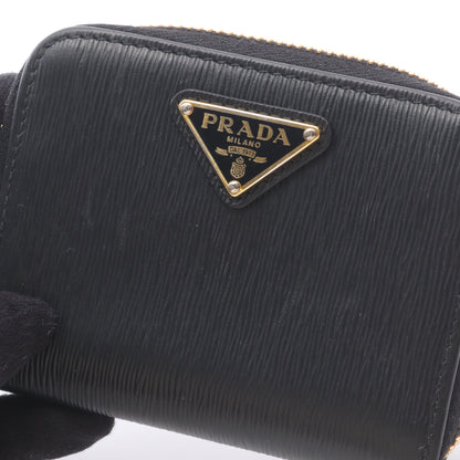 VITELLO MOVE ラウンドファスナー コインケース サフィアーノレザー ブラック プラダ 財布・小物 PRADA