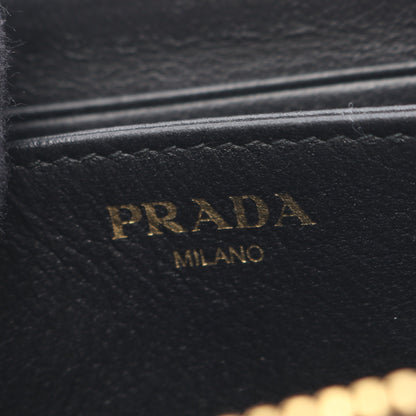 VITELLO MOVE ラウンドファスナー コインケース サフィアーノレザー ブラック プラダ 財布・小物 PRADA