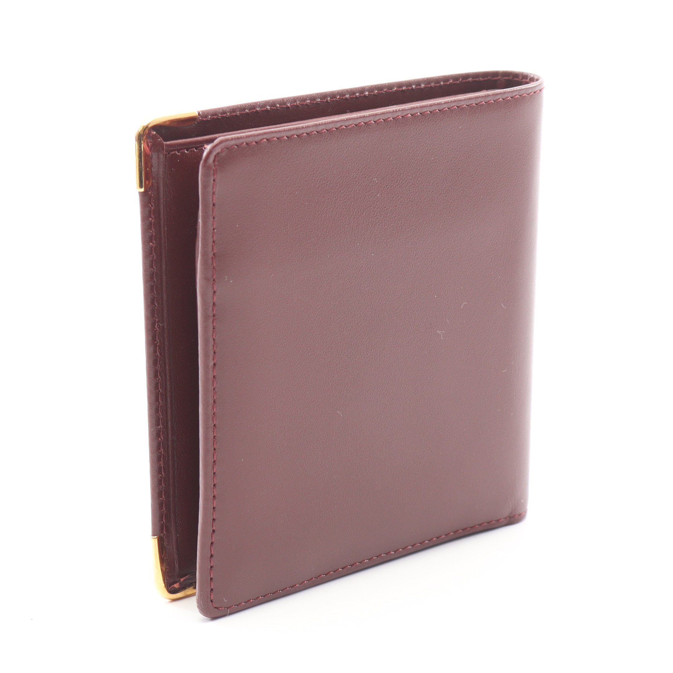 マストライン 二つ折り財布 レザー ボルドー カルティエ – RECLO