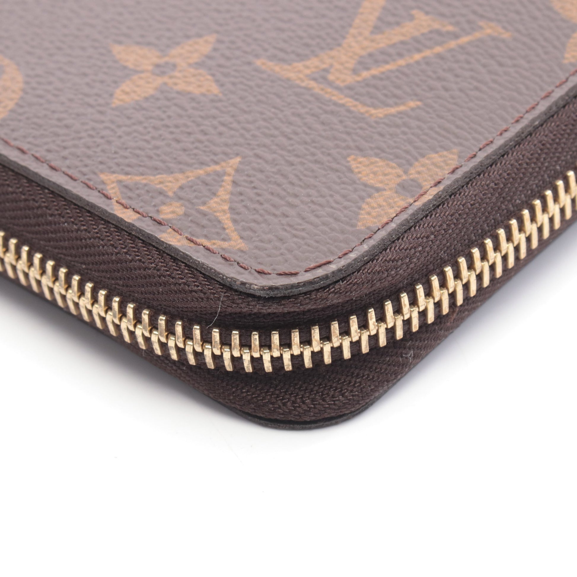 ジッピー オーガナイザー モノグラム ラウンドファスナー長財布 PVC ブラウン ルイヴィトン 財布・小物 LOUIS VUITTON