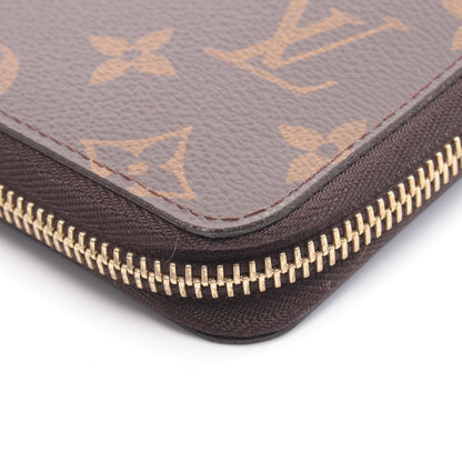 ジッピー オーガナイザー モノグラム ラウンドファスナー長財布 PVC ブラウン ルイヴィトン 財布・小物 LOUIS VUITTON