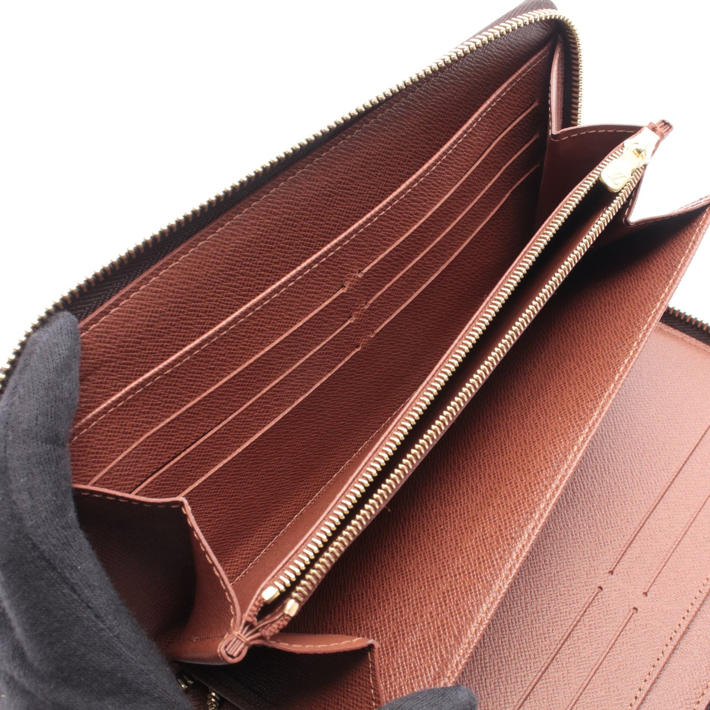 ジッピー オーガナイザー モノグラム ラウンドファスナー長財布 PVC ブラウン ルイヴィトン 財布・小物 LOUIS VUITTON