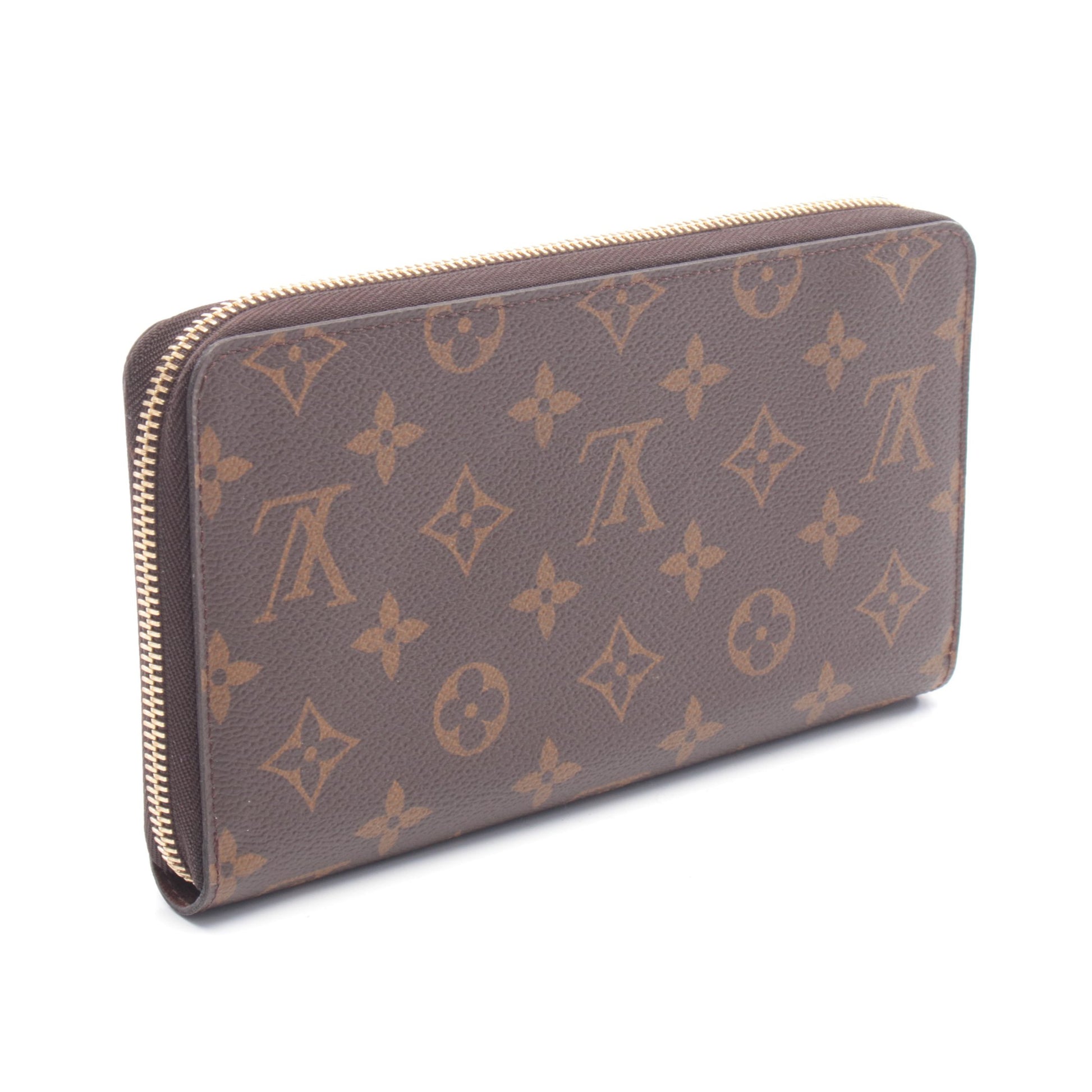 ジッピー オーガナイザー モノグラム ラウンドファスナー長財布 PVC ブラウン ルイヴィトン 財布・小物 LOUIS VUITTON