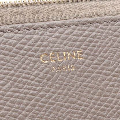 ラウンドファスナー長財布 レザー グレーベージュ セリーヌ 財布・小物 CELINE
