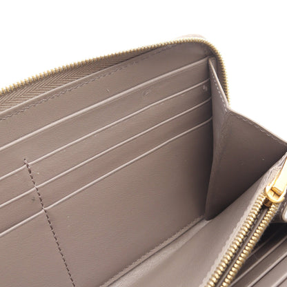 ラウンドファスナー長財布 レザー グレーベージュ セリーヌ 財布・小物 CELINE