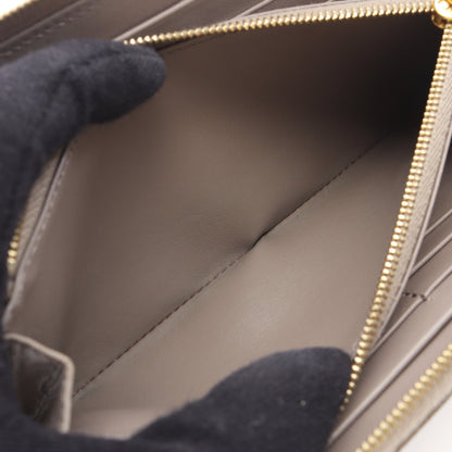 ラウンドファスナー長財布 レザー グレーベージュ セリーヌ 財布・小物 CELINE