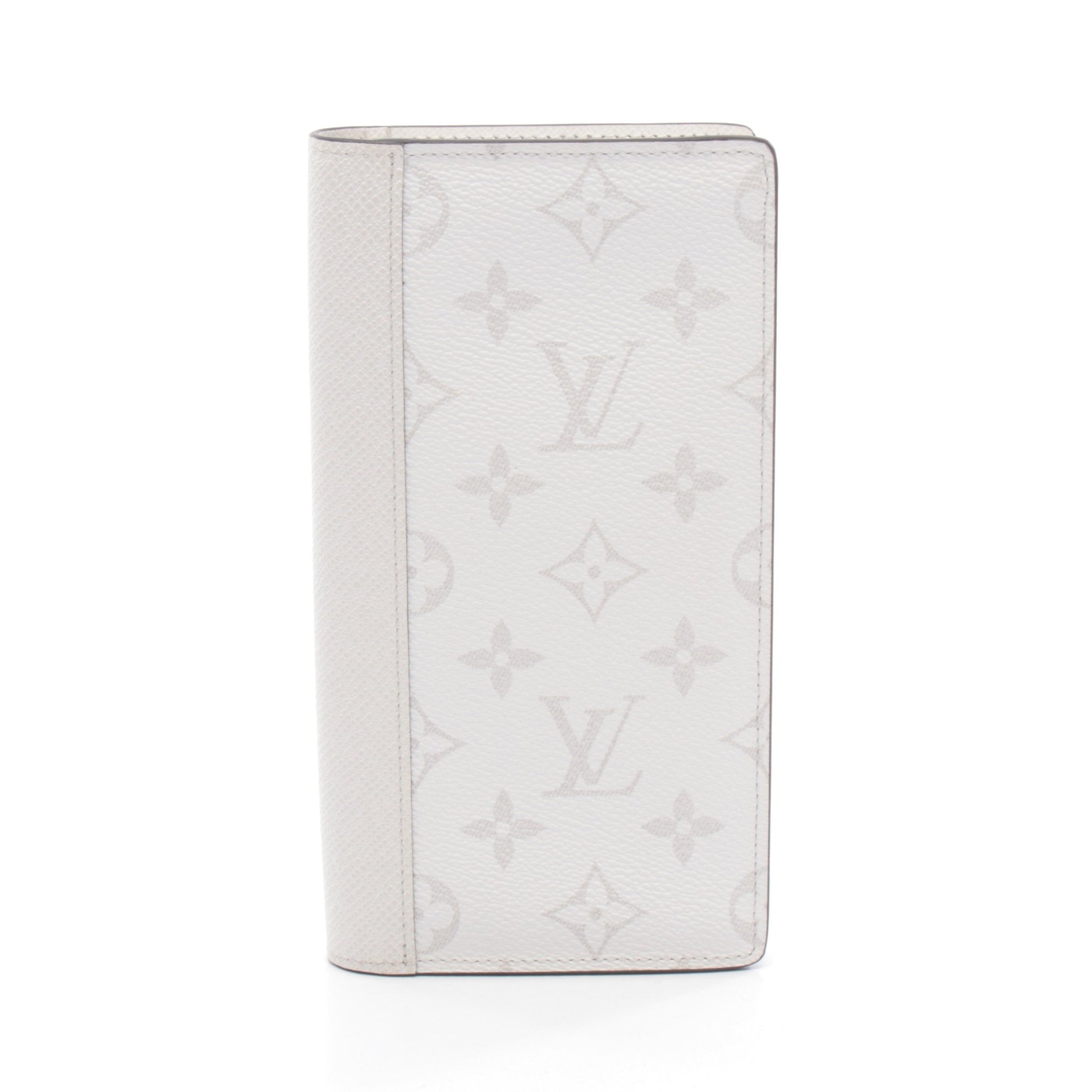 ポルトフォイユブラザ タイガラマ ブロン 二つ折り長財布 レザー ライトグレー ルイヴィトン 財布・小物 LOUIS VUITTON