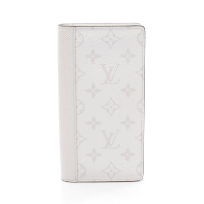 ポルトフォイユブラザ タイガラマ ブロン 二つ折り長財布 レザー ライトグレー ルイヴィトン 財布・小物 LOUIS VUITTON