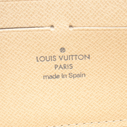 ジッピーウォレット ダミエアズール ラウンドファスナー長財布 PVC ホワイト ルイヴィトン 財布・小物 LOUIS VUITTON