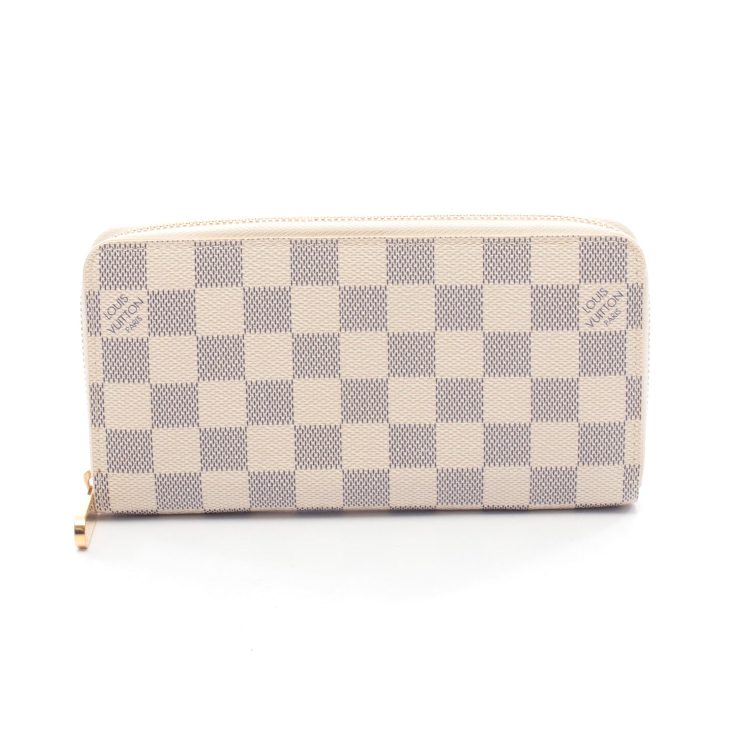 ジッピーウォレット ダミエアズール ラウンドファスナー長財布 PVC ホワイト ルイヴィトン 財布・小物 LOUIS VUITTON
