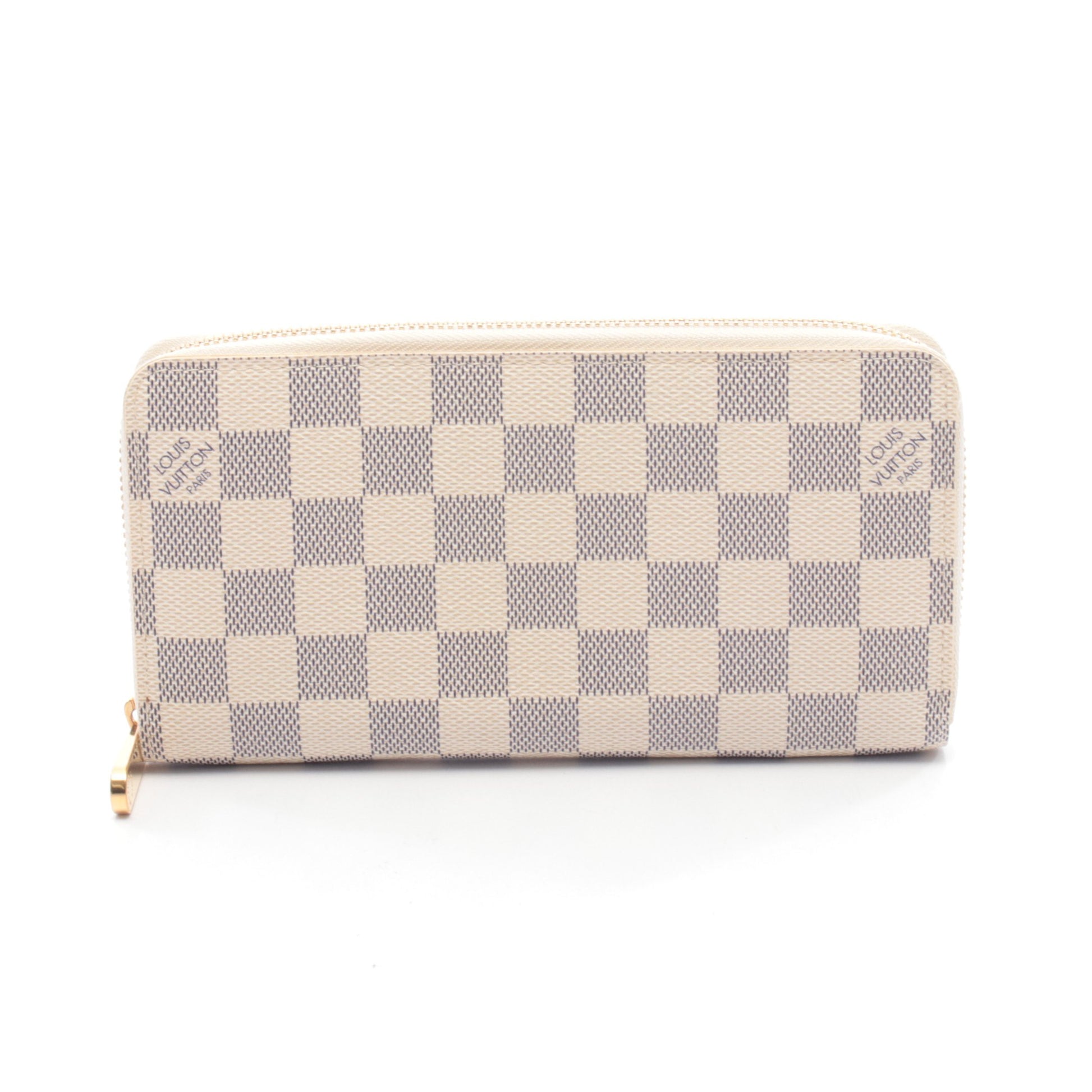 ジッピーウォレット ダミエアズール ラウンドファスナー長財布 PVC ホワイト ルイヴィトン 財布・小物 LOUIS VUITTON