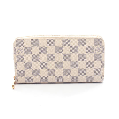 ジッピーウォレット ダミエアズール ラウンドファスナー長財布 PVC ホワイト ルイヴィトン 財布・小物 LOUIS VUITTON
