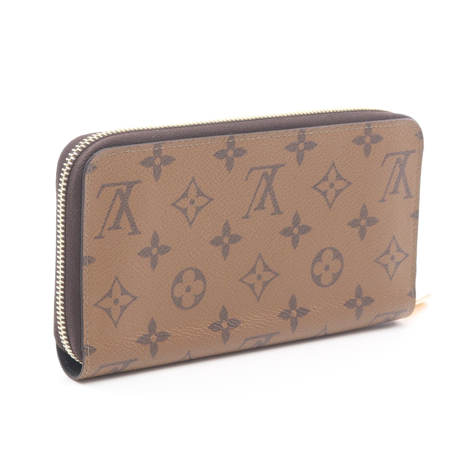 ジッピーウォレット モノグラムリバース ラウンドファスナー長財布 PVC ライトブラウン ルイヴィトン 財布・小物 LOUIS VUITTON