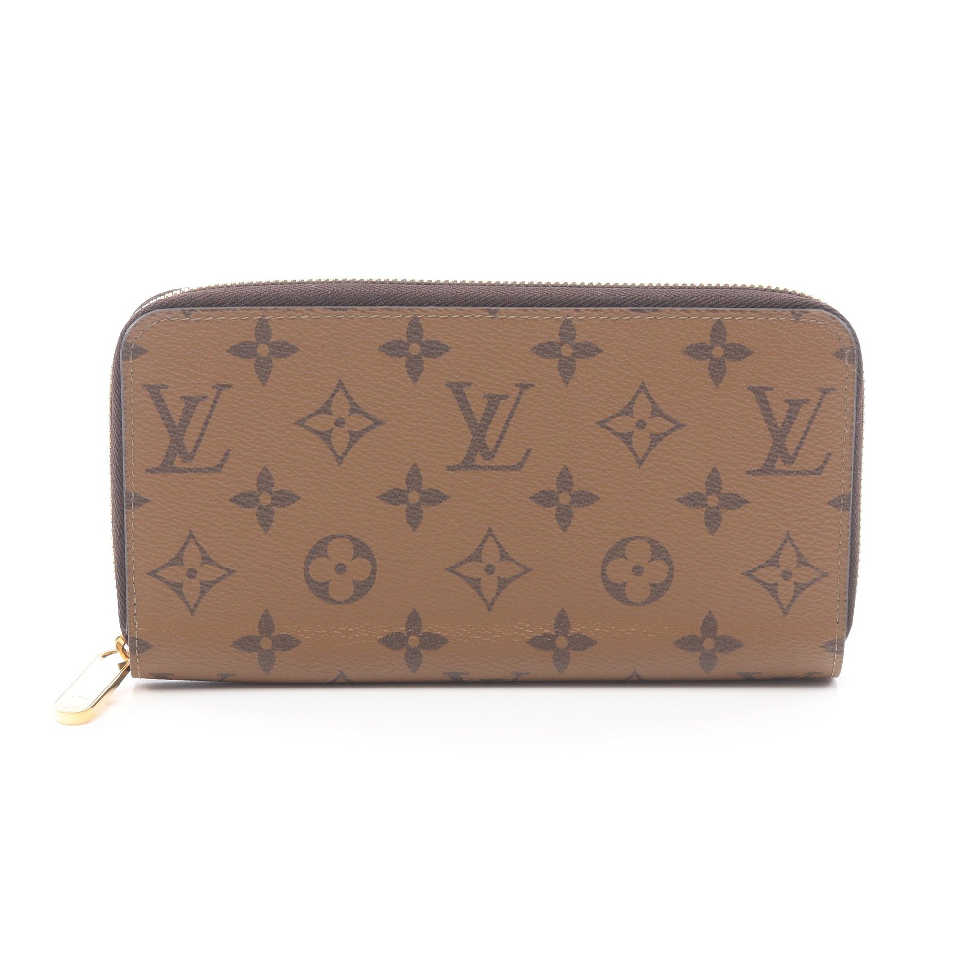 ジッピーウォレット モノグラムリバース ラウンドファスナー長財布 PVC ライトブラウン ルイヴィトン 財布・小物 LOUIS VUITTON