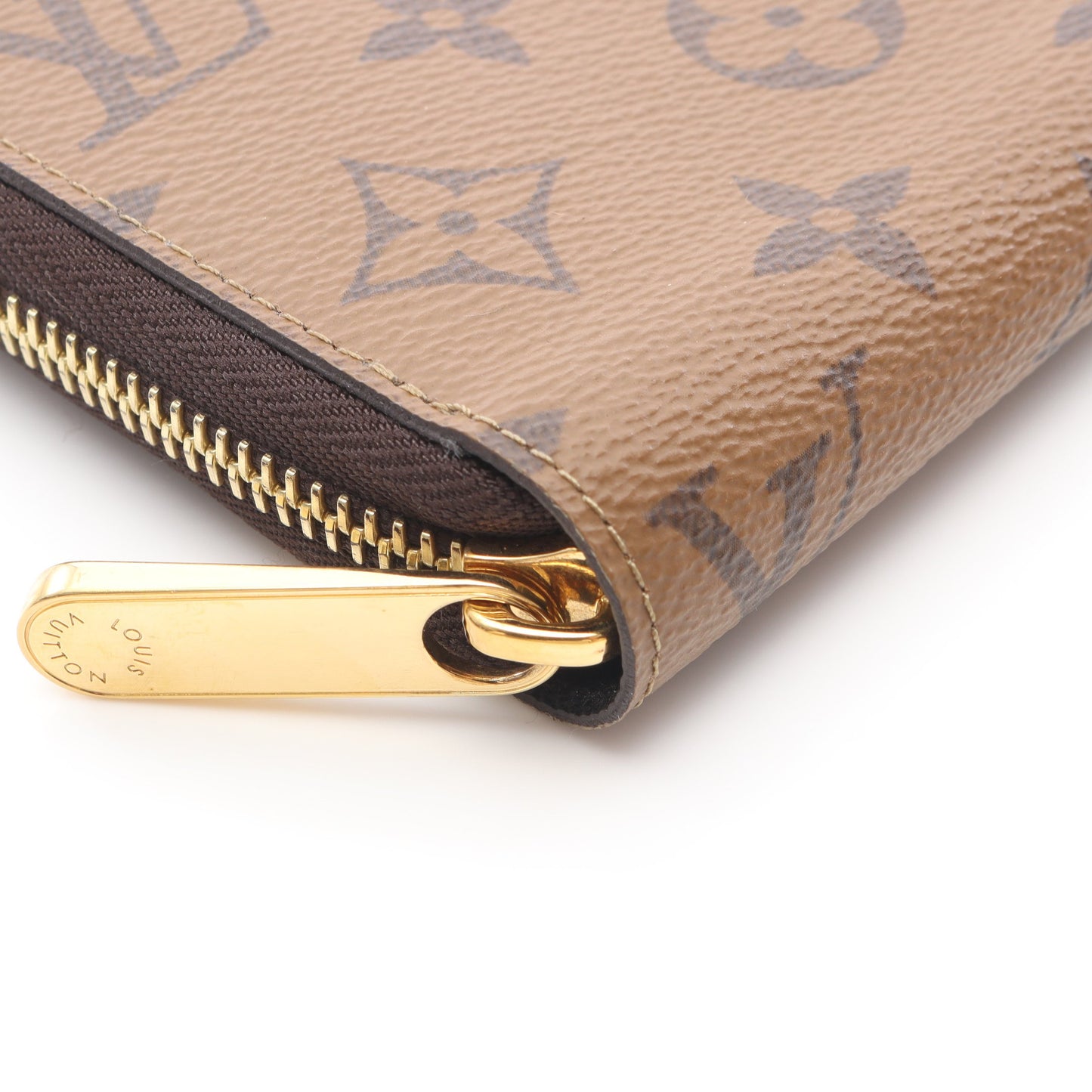 ジッピーウォレット モノグラムリバース ラウンドファスナー長財布 PVC ライトブラウン ルイヴィトン 財布・小物 LOUIS VUITTON