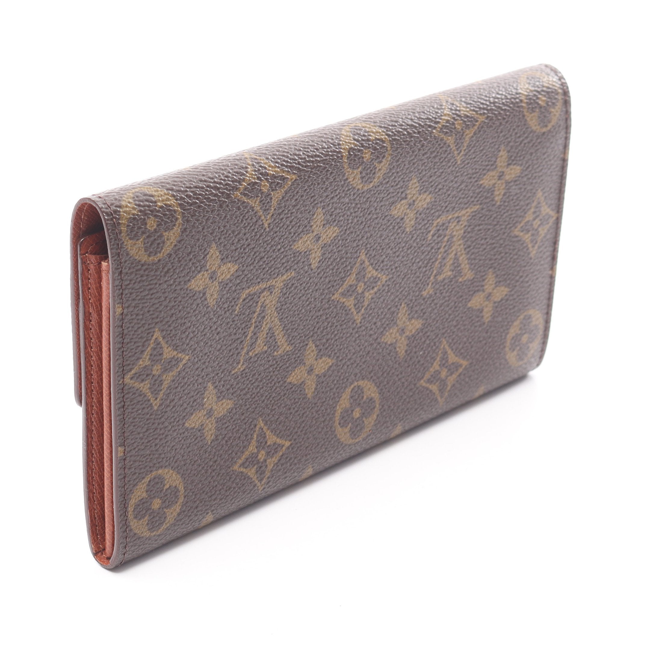 ポシェット ポルトモネ クレディ モノグラム 二つ折り長財布 PVC