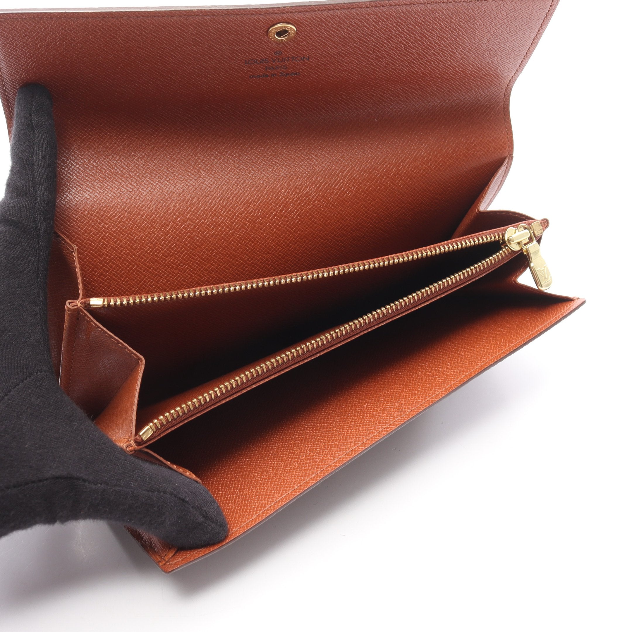 ポシェット ポルトモネ クレディ モノグラム 二つ折り長財布 PVC