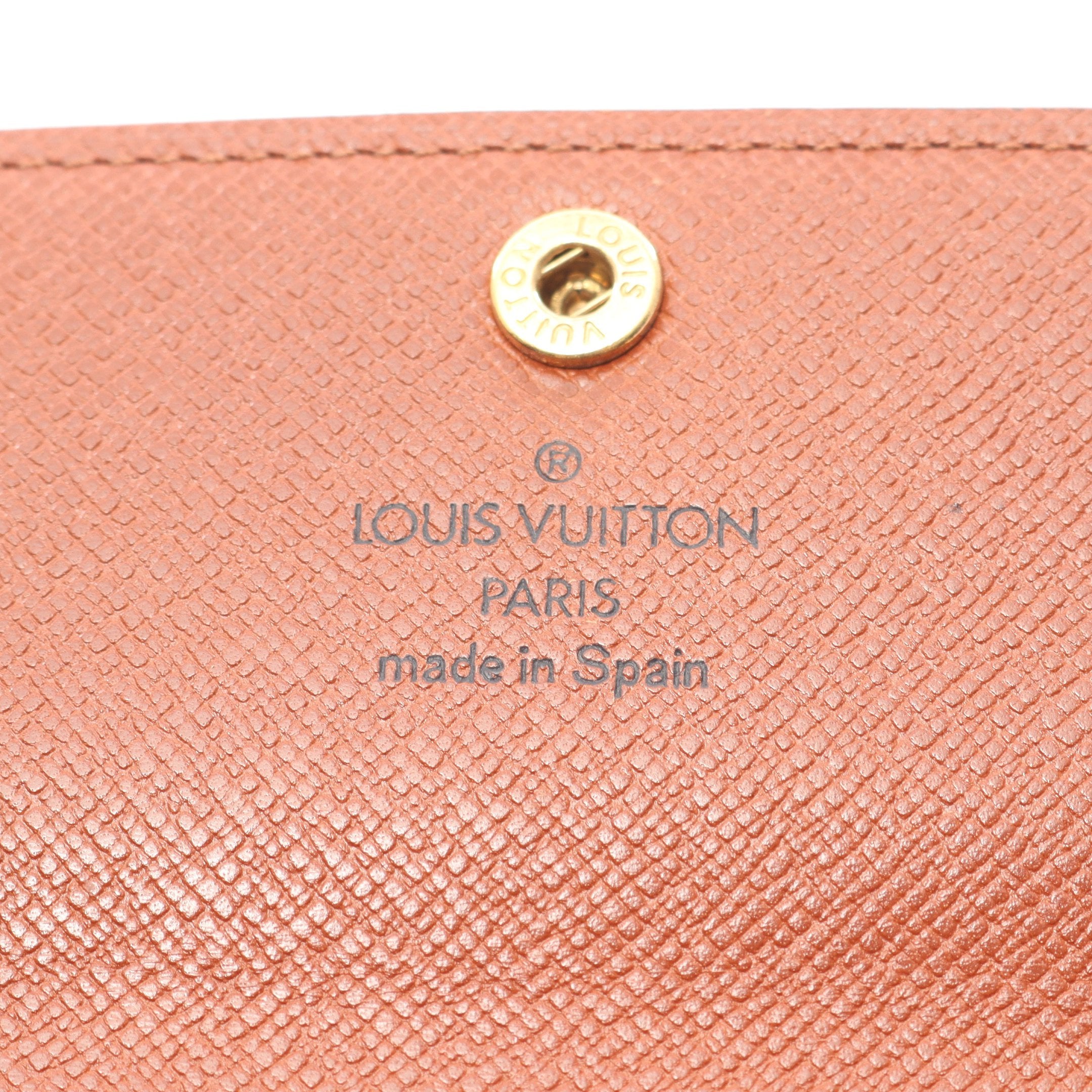 ポシェット ポルトモネ クレディ モノグラム 二つ折り長財布 PVC