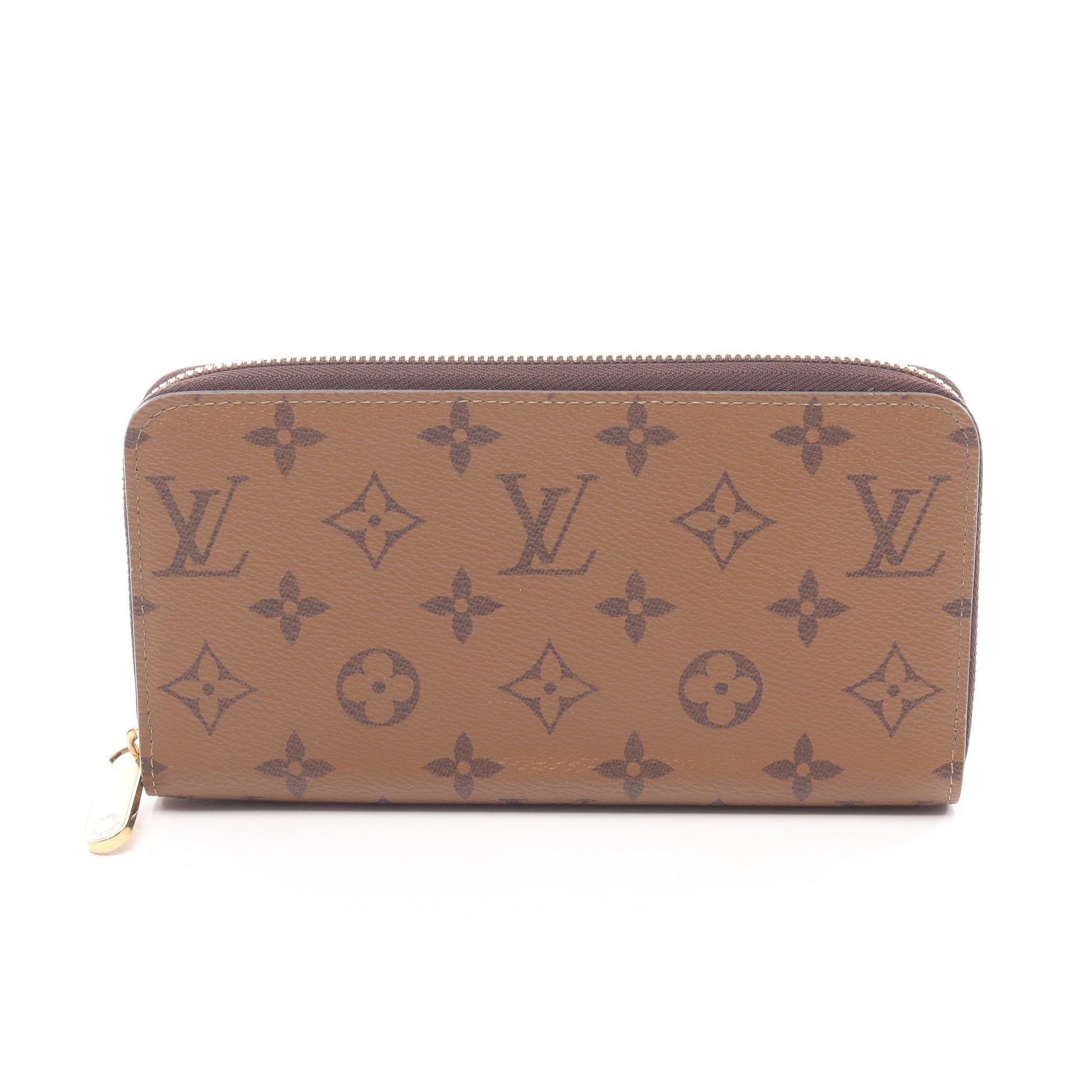 ジッピーウォレット モノグラムリバース ラウンドファスナー長財布 PVC ライトブラウン ルイヴィトン 財布・小物 LOUIS VUITTON