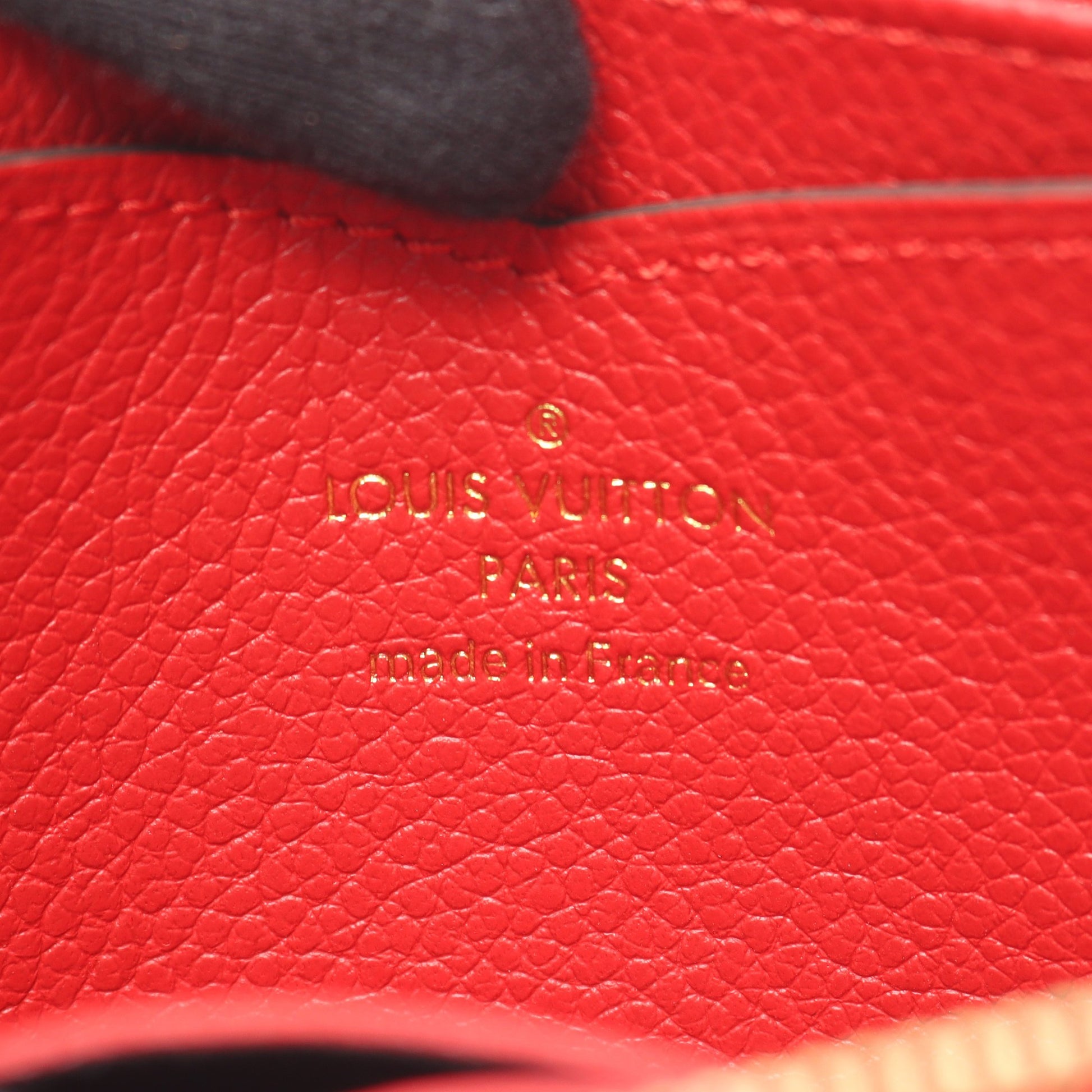 ジッピーコインパース モノグラムアンプラント スリーズ コインケース レザー レッド ルイヴィトン 財布・小物 LOUIS VUITTON