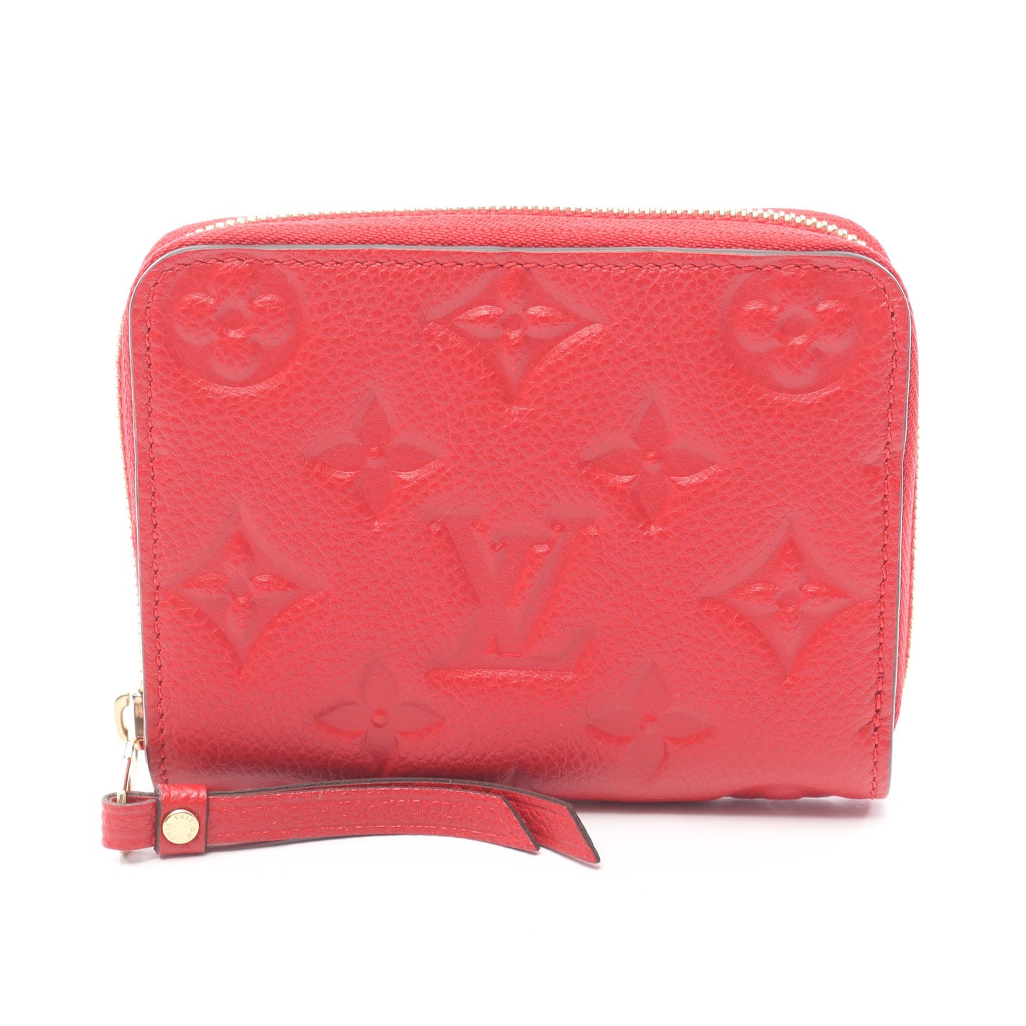 ジッピーコインパース モノグラムアンプラント スリーズ コインケース レザー レッド ルイヴィトン 財布・小物 LOUIS VUITTON