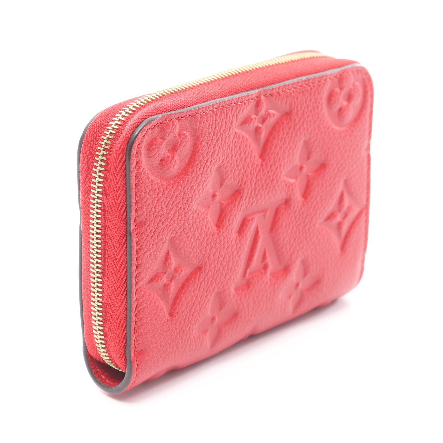 ジッピーコインパース モノグラムアンプラント スリーズ コインケース レザー レッド ルイヴィトン 財布・小物 LOUIS VUITTON