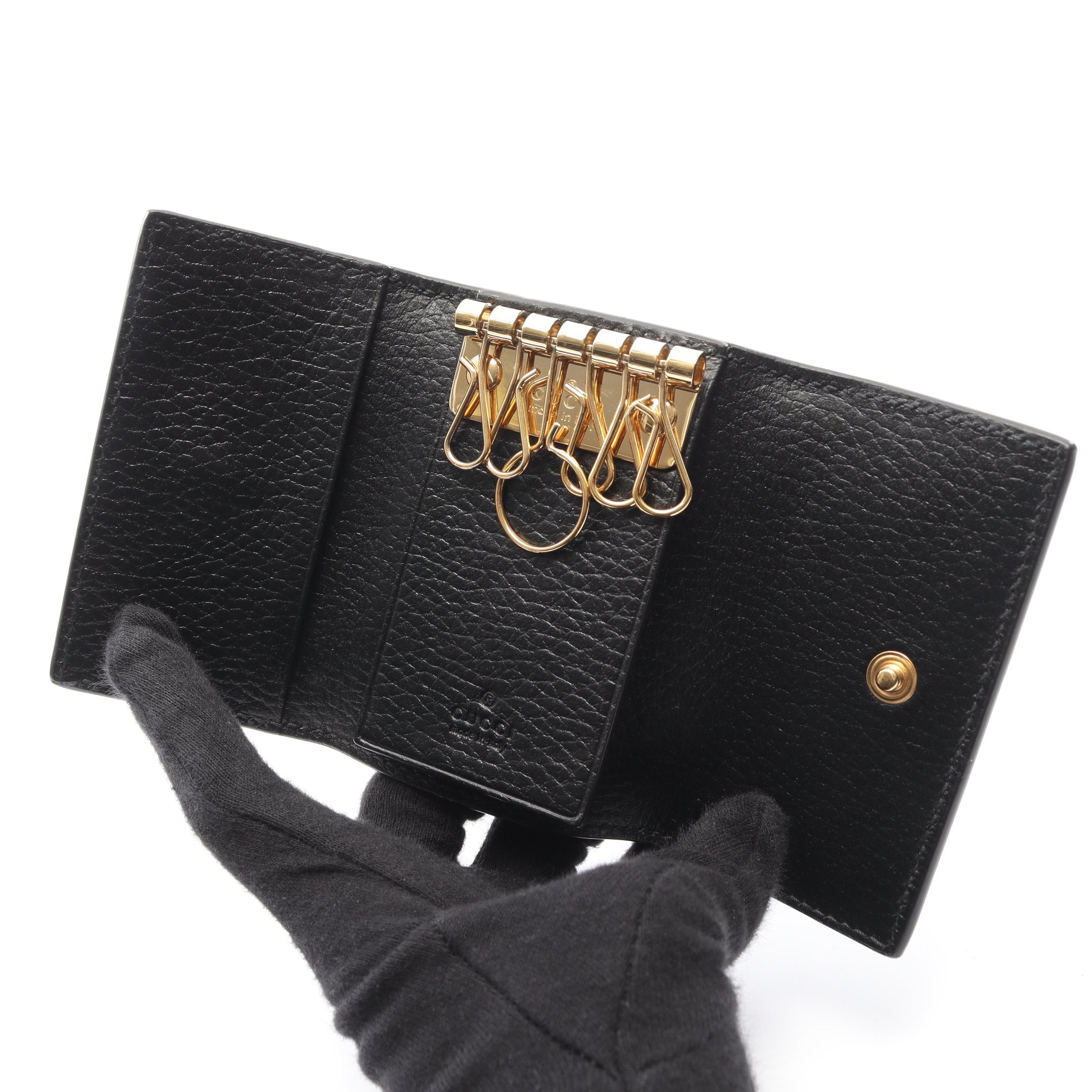 GGマーモント プチマーモント 6連 キーケース PVC レザー ベージュ