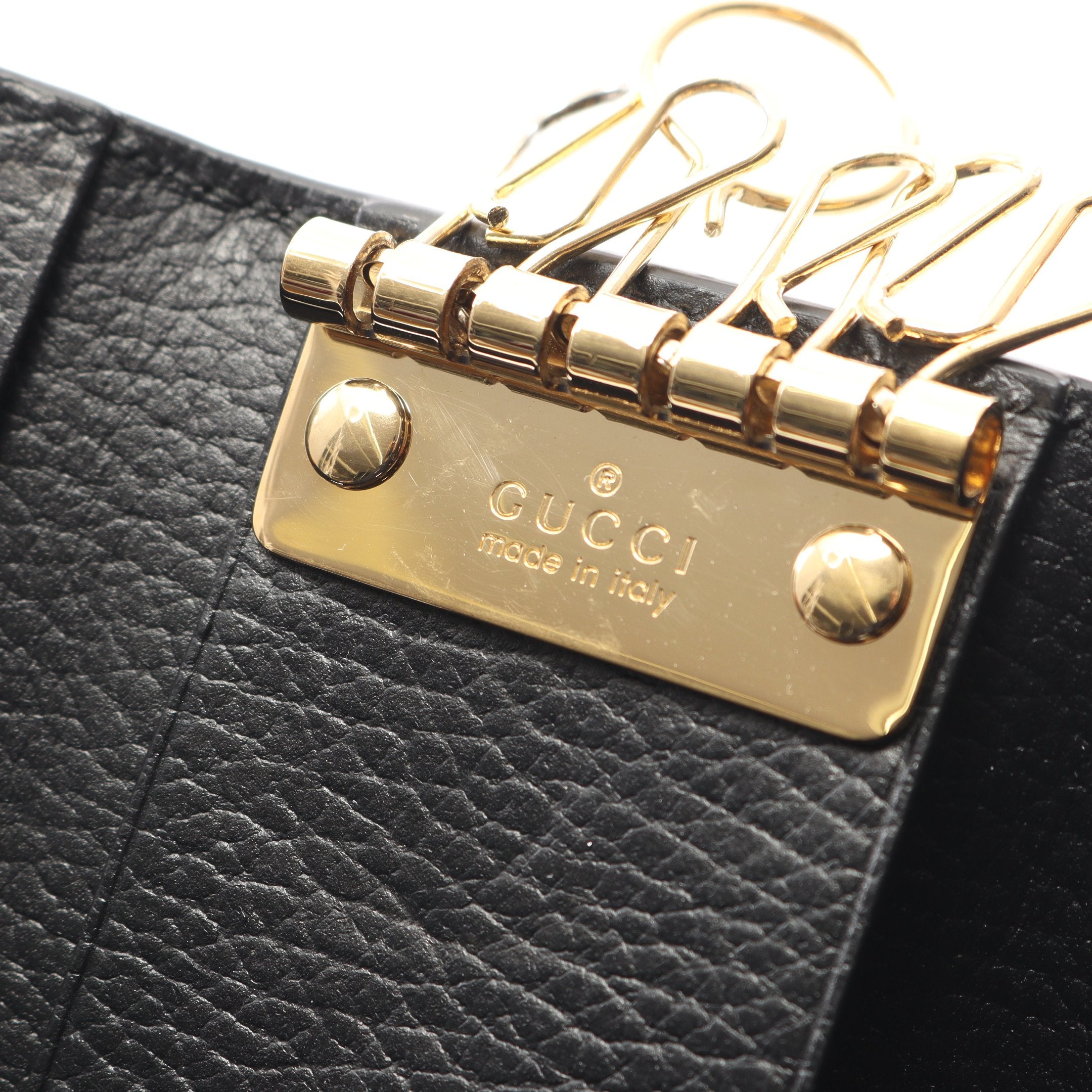 GGマーモント プチマーモント 6連 キーケース PVC レザー ベージュ