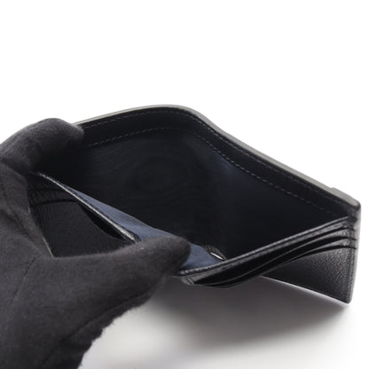 オフィディア GGスプリーム 二つ折り財布 札入れ PVC レザー ネイビー グッチ