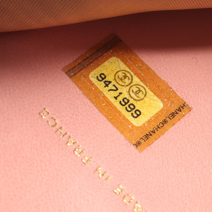 ココマーク Wホック財布 二つ折り財布 キャビアスキン ピンク ゴールド金具 シャネル 財布・小物 CHANEL
