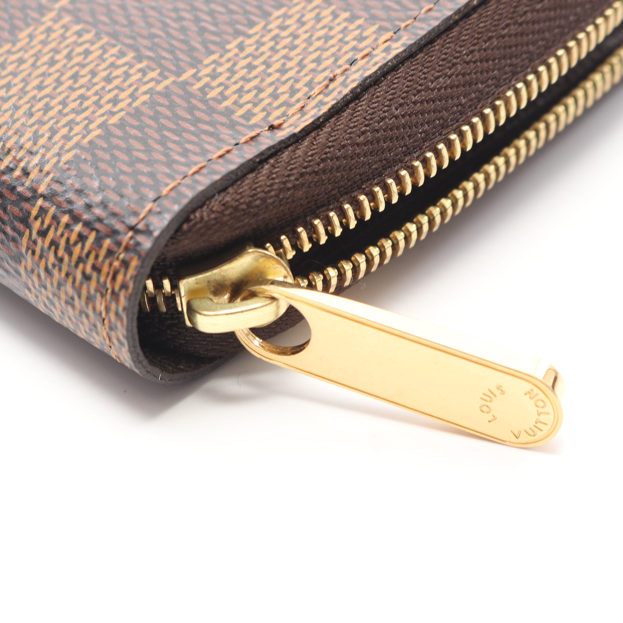 ジッピーコインパース ダミエエベヌ コインケース PVC ブラウン ルイ