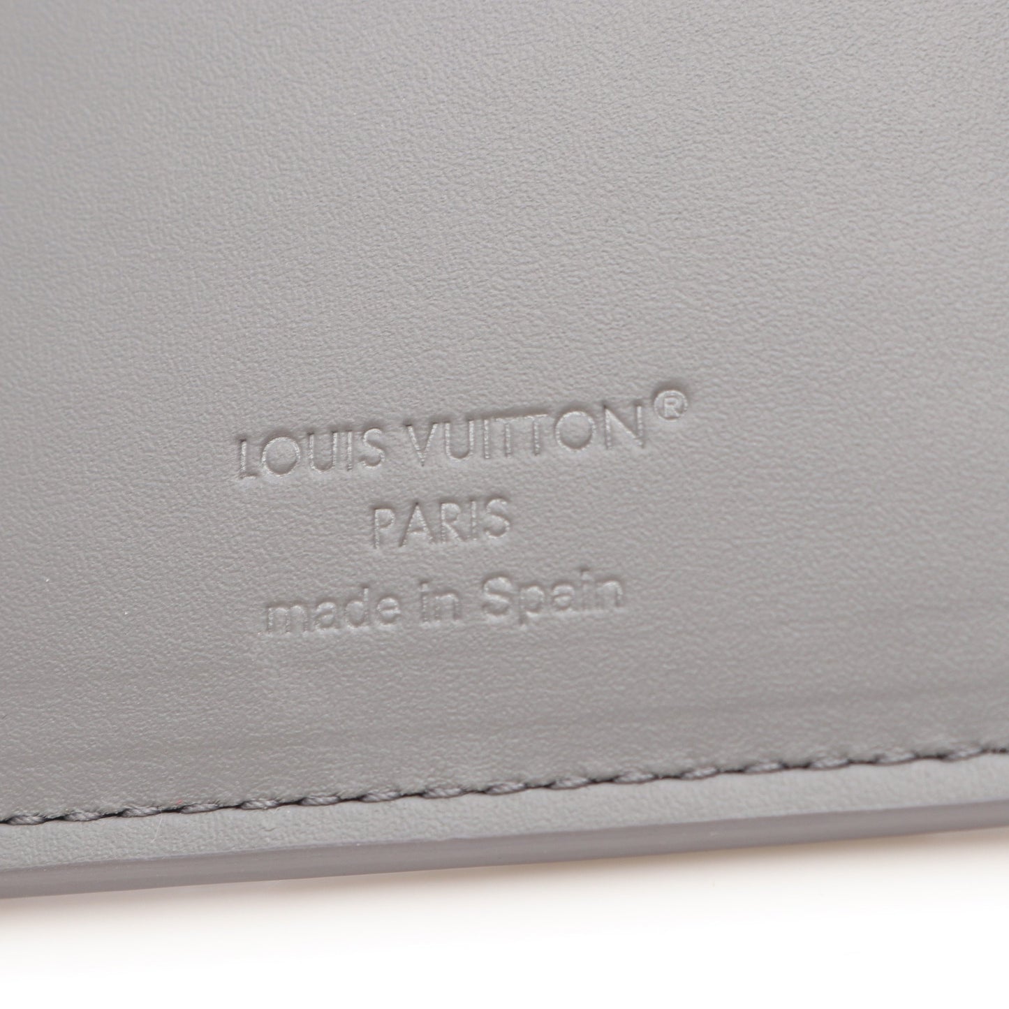 ポルトフォイユブラザ モノクラムシャドウ 二つ折り長財布 レザー グレー ルイヴィトン 財布・小物 LOUIS VUITTON