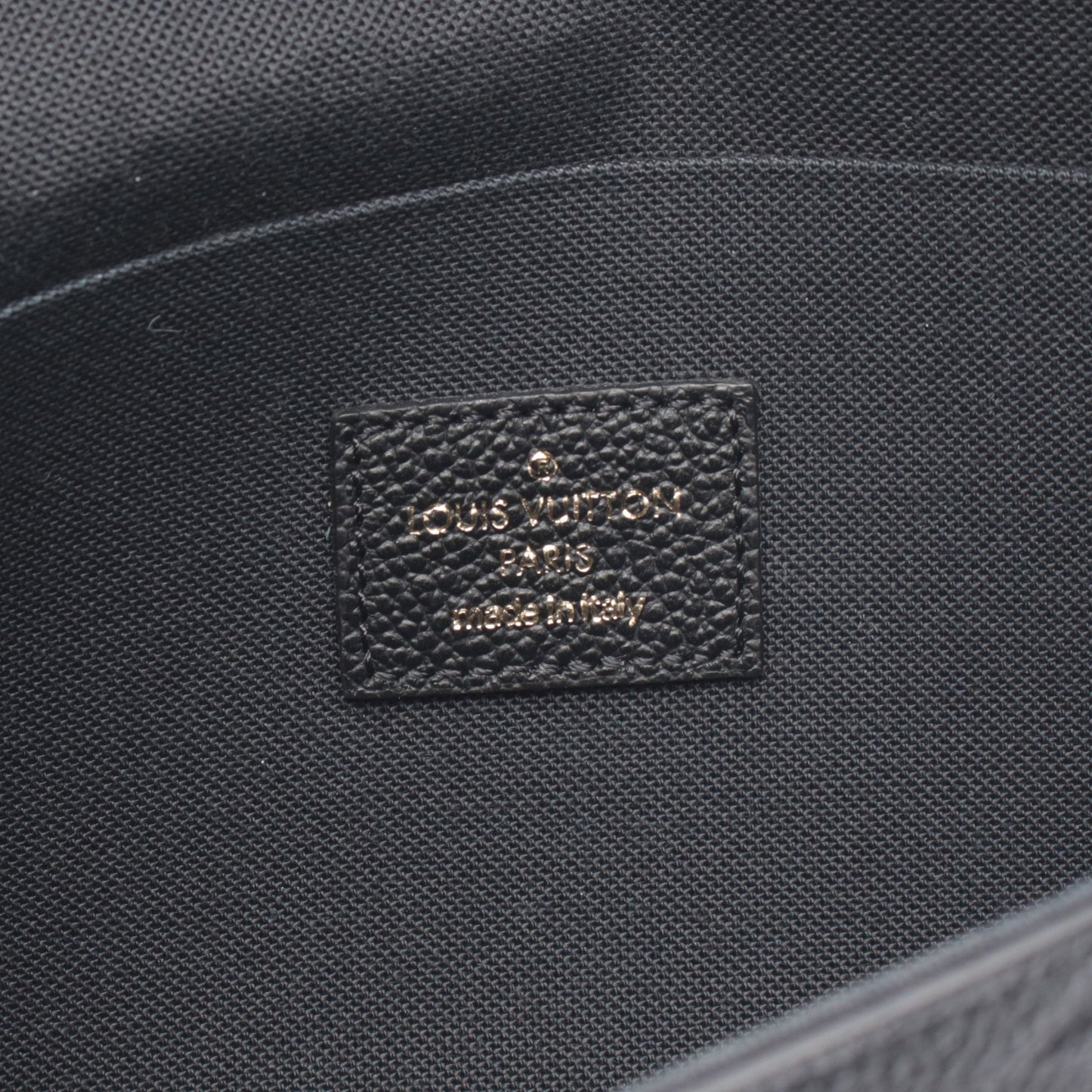 ポシェット フェリシー モノグラムアンプラント ノワール チェーンウォレット レザー ブラック ルイヴィトン バッグ LOUIS VUITTON