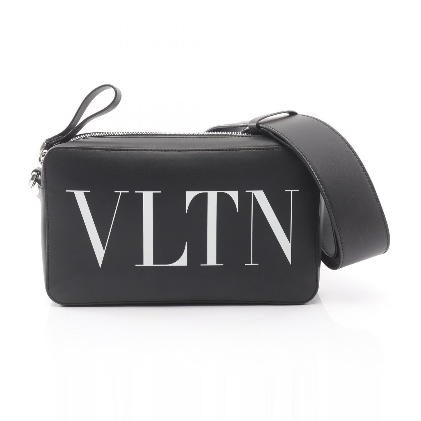 VLTN ショルダーバッグ レザー ブラック ヴァレンティノガラヴァーニ バッグ VALENTINO GARAVANI