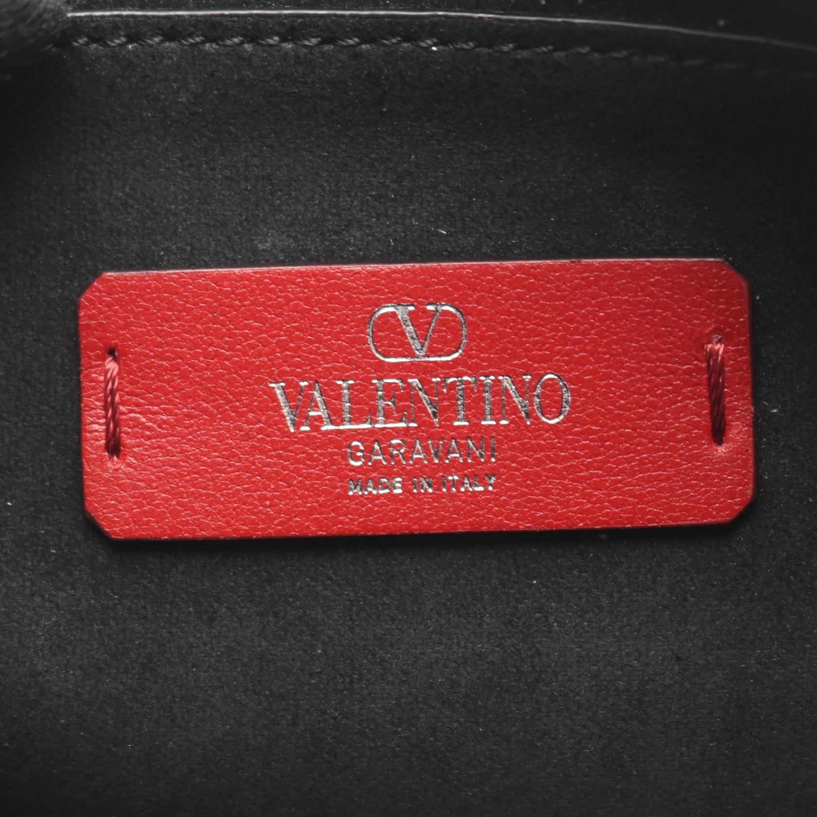 VLTN ショルダーバッグ レザー ブラック ヴァレンティノガラヴァーニ バッグ VALENTINO GARAVANI