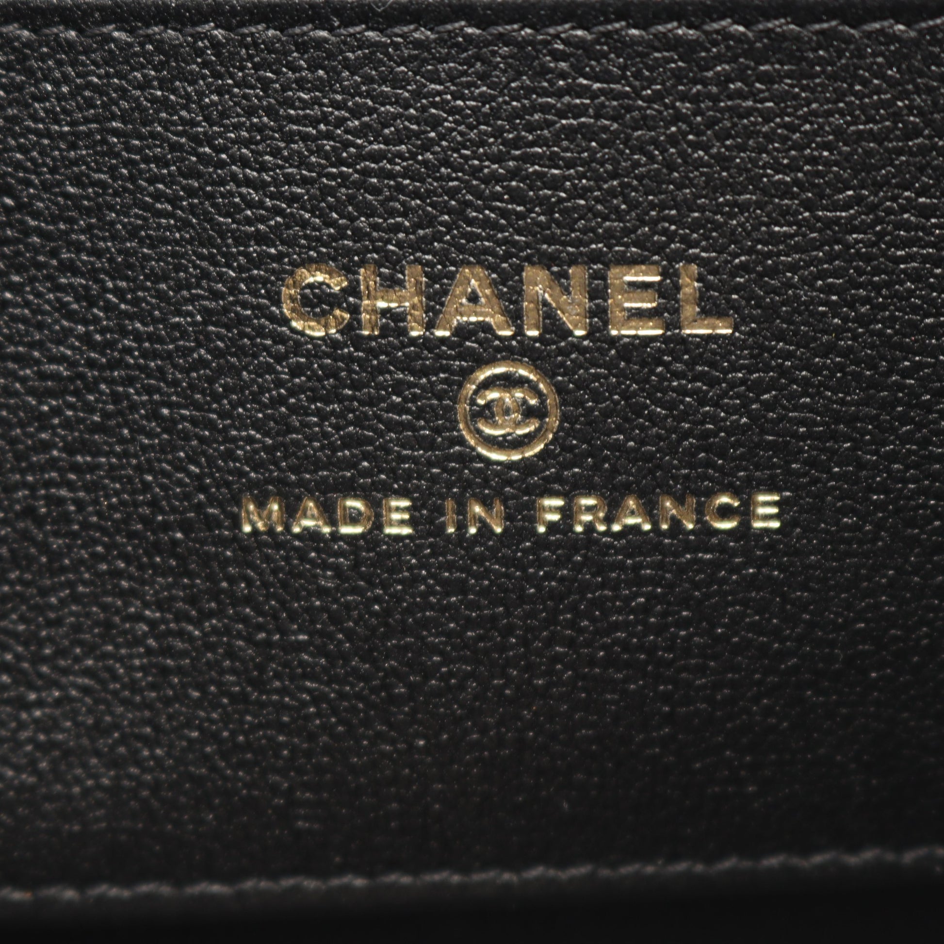 マトラッセ ミニ チェーンショルダーバッグ ラムスキン ブラック ゴールド金具 シャネル バッグ CHANEL