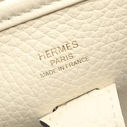 エヴリン23 ナタ ショルダーバッグ トリヨンクレマンス アイボリー ゴールド金具 G刻印 エルメス バッグ HERMES