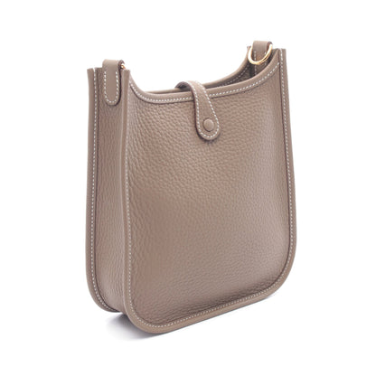 エヴリンTPM エトゥープ ショルダーバッグ トリヨンクレマンス グレーブラウン ゴールド金具 K刻印 エルメス