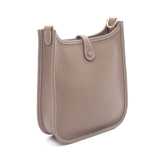 エヴリンTPM エトゥープ ショルダーバッグ トリヨンクレマンス グレーブラウン ゴールド金具 K刻印 エルメス