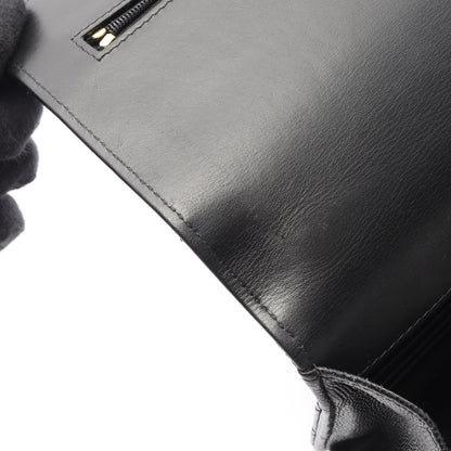 マトラッセ チェーンウォレット キャビアスキン ブラック ゴールド金具 シャネル