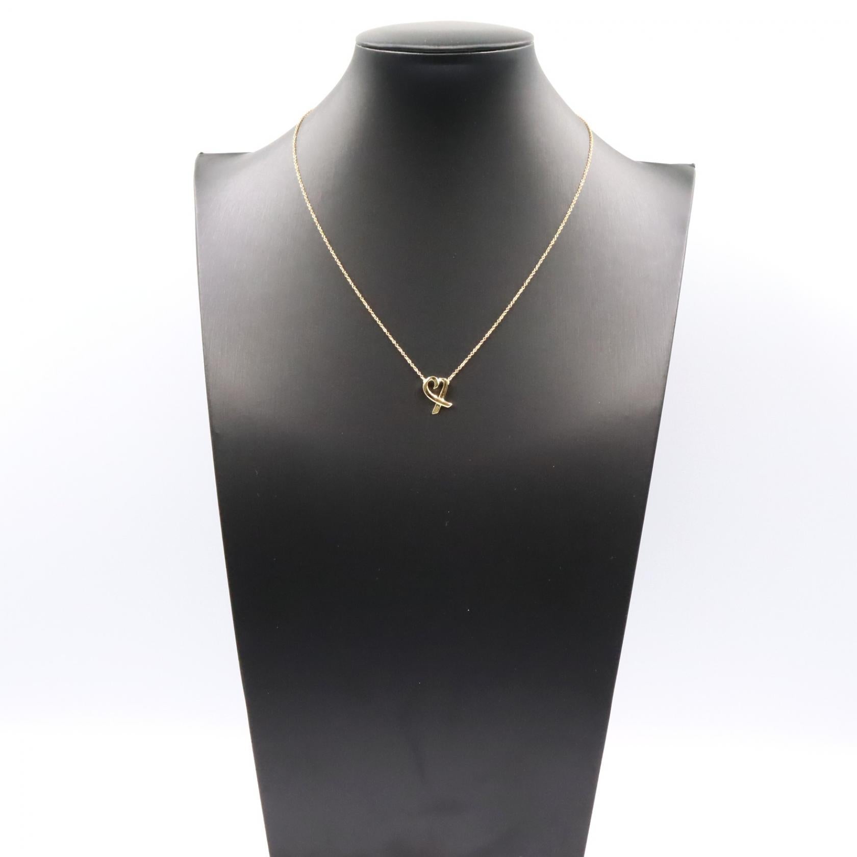 ラビングハート ネックレス ネックレス K18YG イエローゴールド ティファニー アクセサリー TIFFANY & Co.