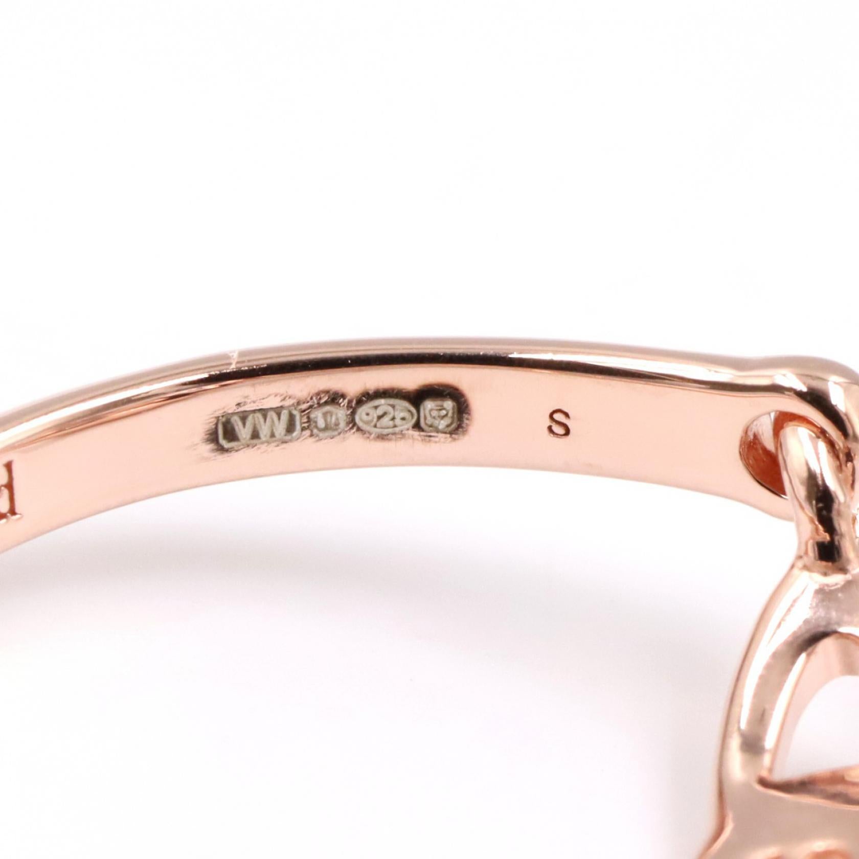リング リング 指輪 SV925 PGメッキ加工 シルバー ピンクゴールド ヴィヴィアンウエストウッド アクセサリー Vivienne Westwood