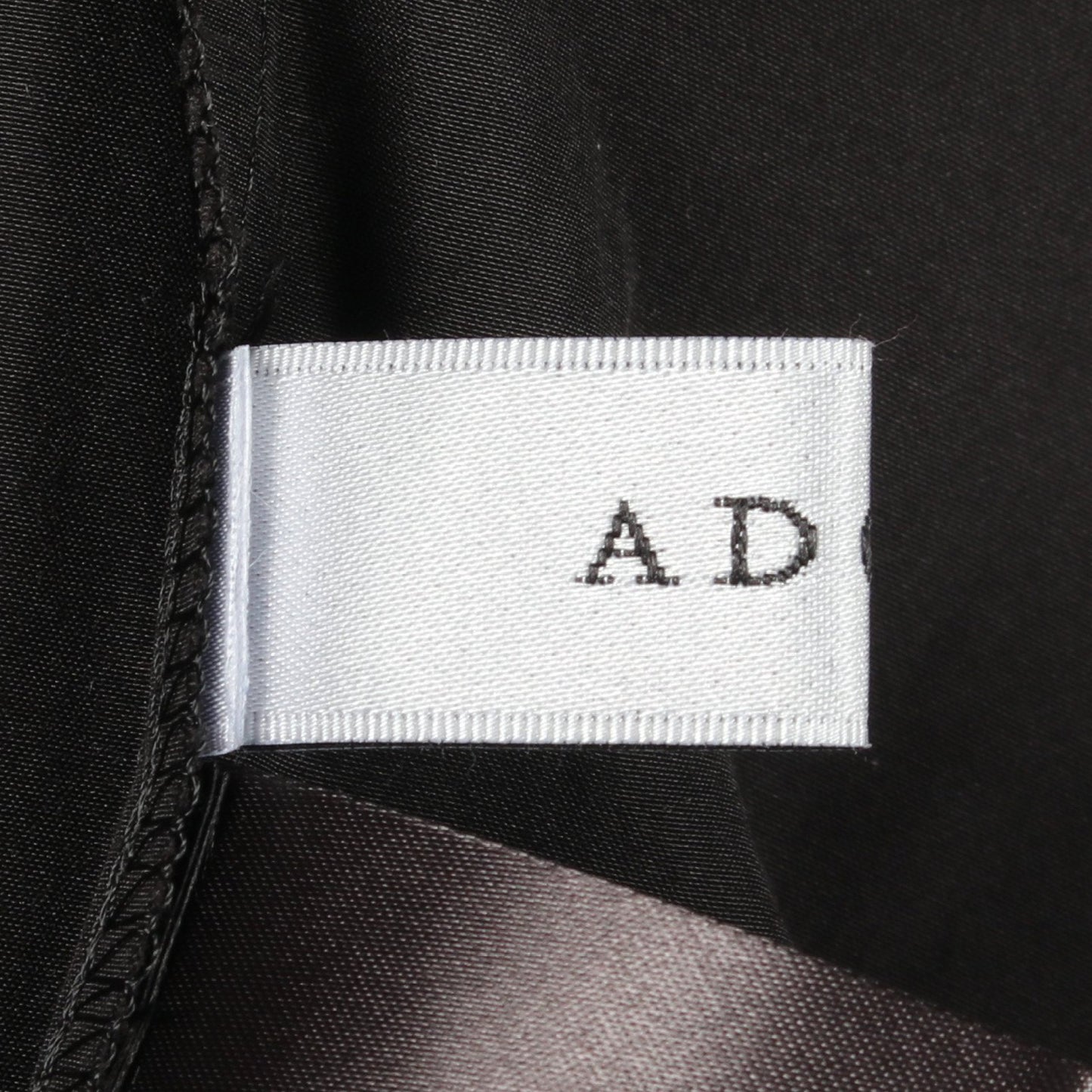 ハイカウントタイプライターブラウス 長袖 ブラウス コットン ブラック アドーア トップス ADORE