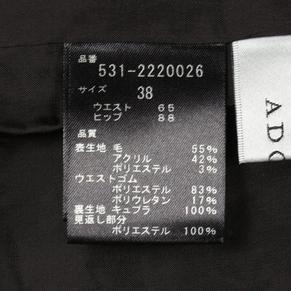クラシカルツイード スカート ウール ブラック アドーア ボトムス ADORE